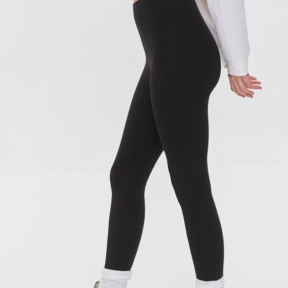 NEW Forever 21 black leggings - Picture 2 of 4